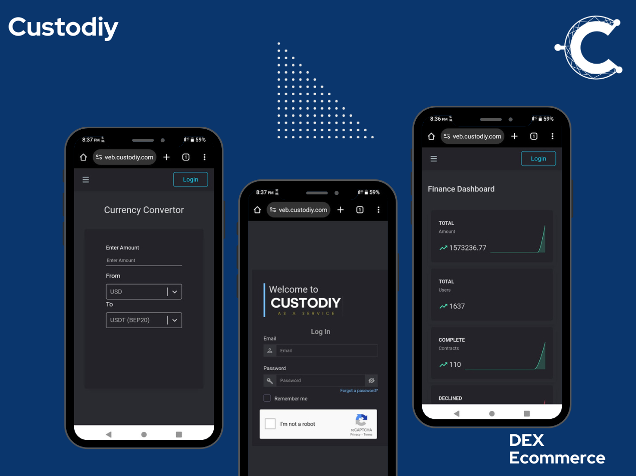 Custodiy-DEX Ecomerce